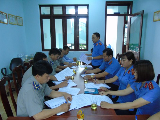 Trực tiếp kiểm sát Chi cục Thi hành án dân sự huyện Cư Kuin