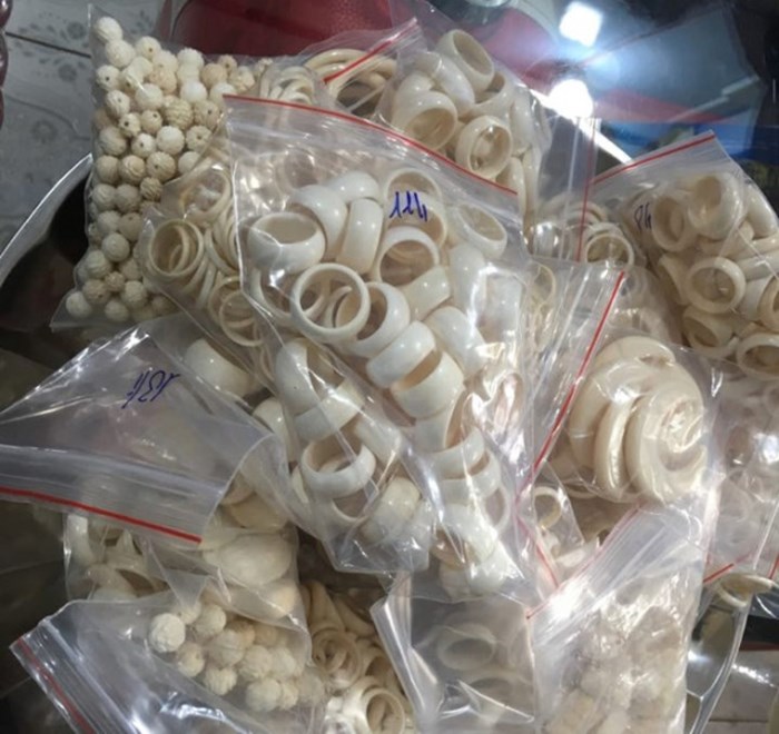 Phê chuẩn quyết định khởi tố đối tượng mua bán gần 11 kg trang sức ngà voi