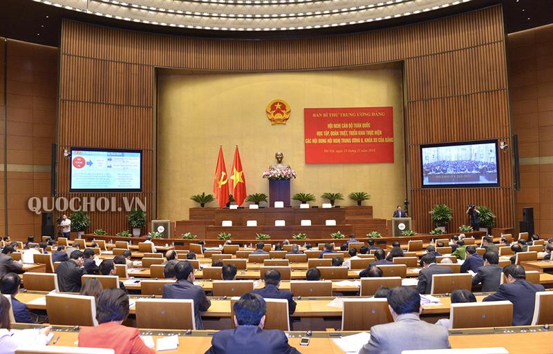 Khái quát 08 điểm xây, 08 điểm chống  tại Hội nghị Học tập, quán triệt, triển khai nội dung Hội nghị trung ương 8