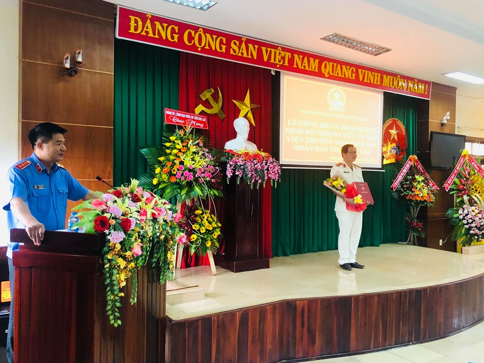VKSND tỉnh Đắk Lắk có tân Phó Viện trưởng