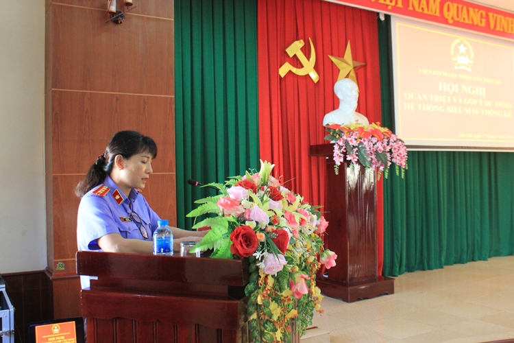 VKSND tỉnh Đắk Lắk tổ chức Hội nghị nghiên cứu, quán triệt và góp ý Dự thảo Hệ thống biểu mẫu thống kê &#40;sửa đổi&#41;