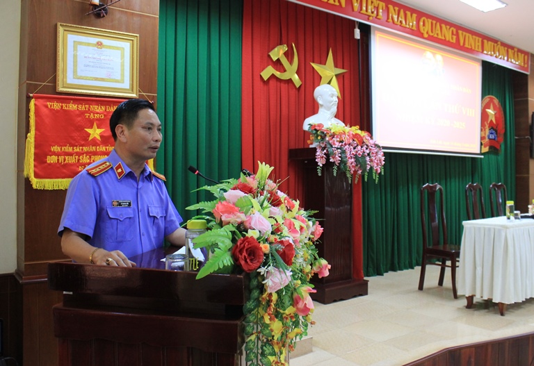 Hội nghị lấy phiếu tín nhiệm quy hoạch chức vụ lãnh đạo cấp Phòng thuộc VKSND tỉnh Đắk Lắk, nhiệm kỳ 2021 - 2026