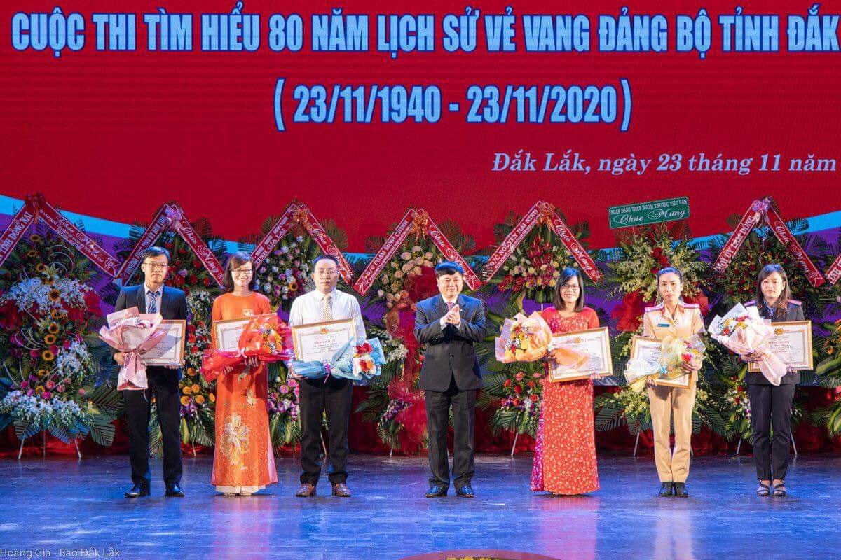 Ngành KSND tỉnh Đắk Lắk vinh dự đạt giải 3 cuộc thi tìm hiểu lịch sử đảng bộ tỉnh Đắk Lắk