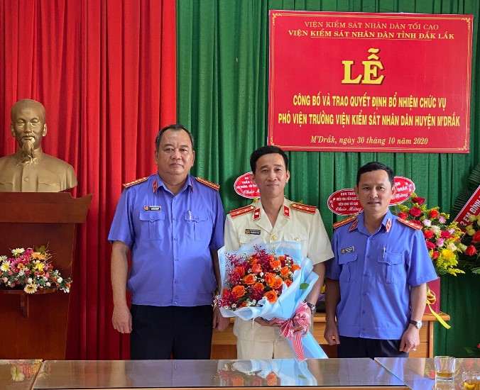 Bổ nhiệm 04 Phó Viện trưởng VKSND cấp huyện