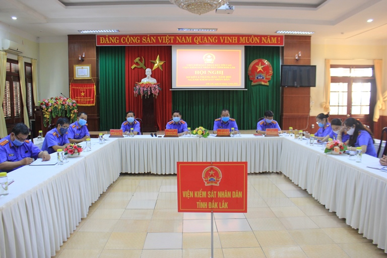 Ngành Kiểm sát tỉnh Đắk Đắk đạt và vượt nhiều chỉ tiêu của Quốc hội trong 6 tháng đầu năm 2021