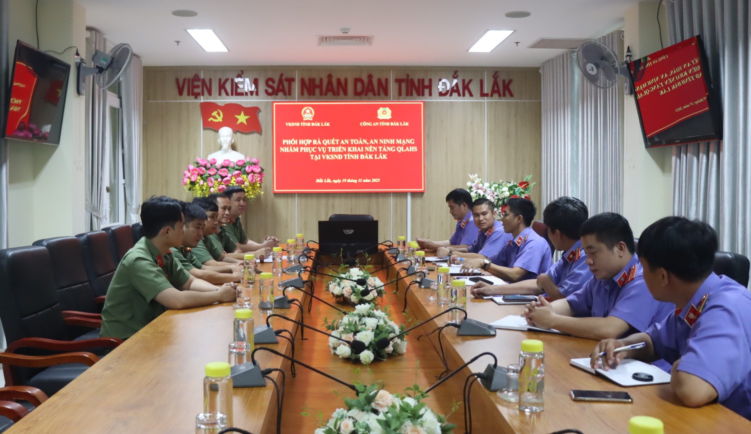 VKSND tỉnh Đắk Lắk phối hợp rà quét an toàn, an ninh mạng phục vụ triển khai nền tảng Quản lý án hình sự