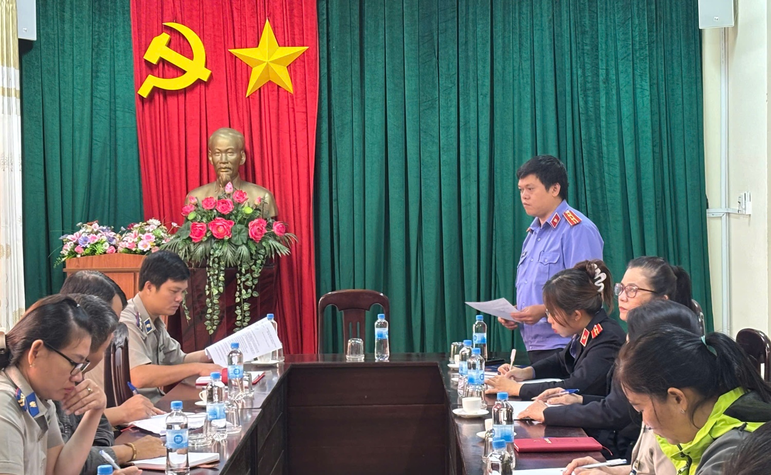 VKSND khu vực 11 phúc tra việc thực hiện Kết luận tại Phòng thi hành án dân sự