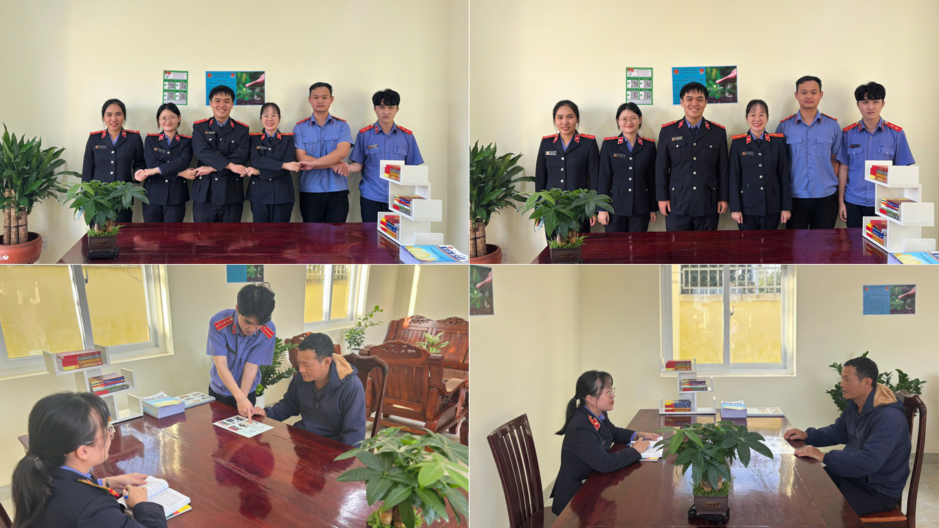 Chi đoàn VKSND khu vực 8, Đắk Lắk ra mắt công trình thanh niên “Góc xanh pháp lý thân thiện - Cẩm nang tiếp công dân số”