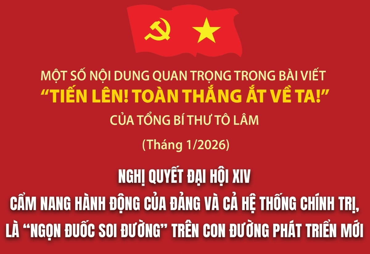 Nghị quyết Đại hội XIV là cẩm nang hành động của Đảng và cả hệ thống chính trị